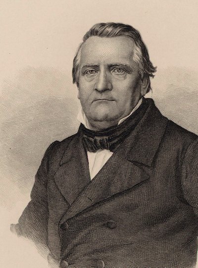 作曲家フランツ・ラクナーの肖像 1803-1890 , 1850. 作： Christian Riedt