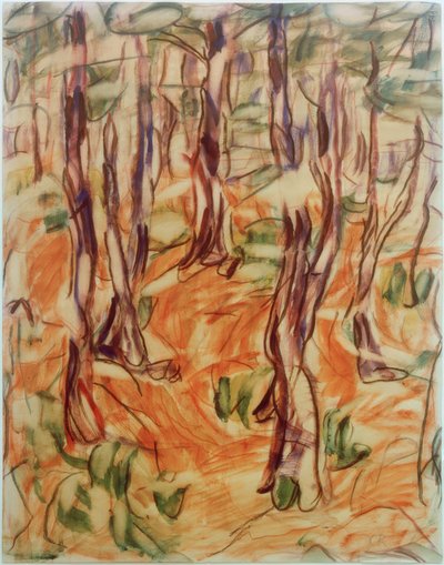 春のブナの木 作： Christian Rohlfs