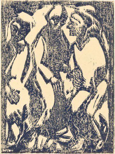 審議勧告、1913年。 作： Christian Rohlfs