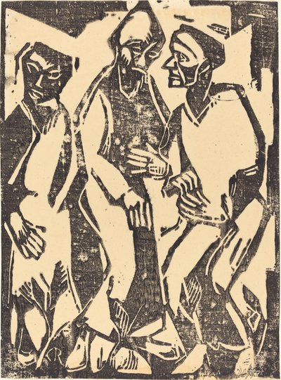 審議勧告、1913年。 作： Christian Rohlfs