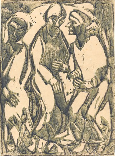 審議勧告、1913年。 作： Christian Rohlfs
