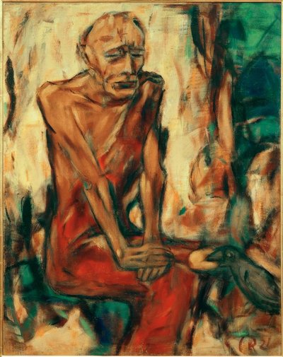 エリアスはワタリガラスによって供給されます 作： Christian Rohlfs
