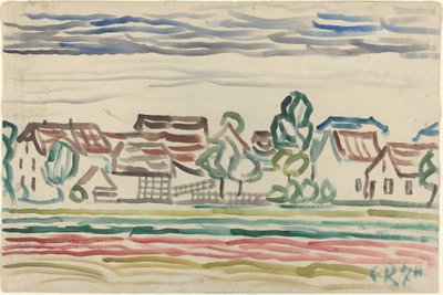 風景 作： Christian Rohlfs