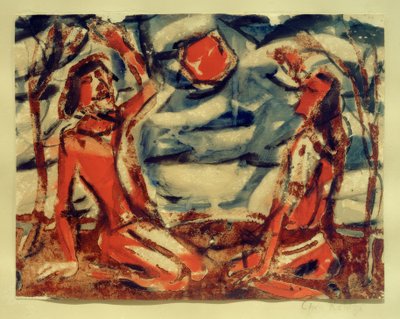 日没前の二幕 作： Christian Rohlfs