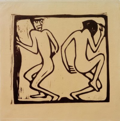 2人のダンサー 作： Christian Rohlfs