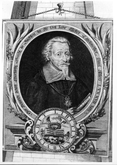 ハインリッヒ・シュッツの肖像（1585-1672） 作： Christian Romstedt or Romstet