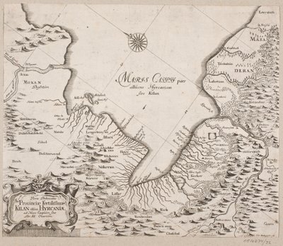 カスピ海の地図 作： Christian Rothgiesser