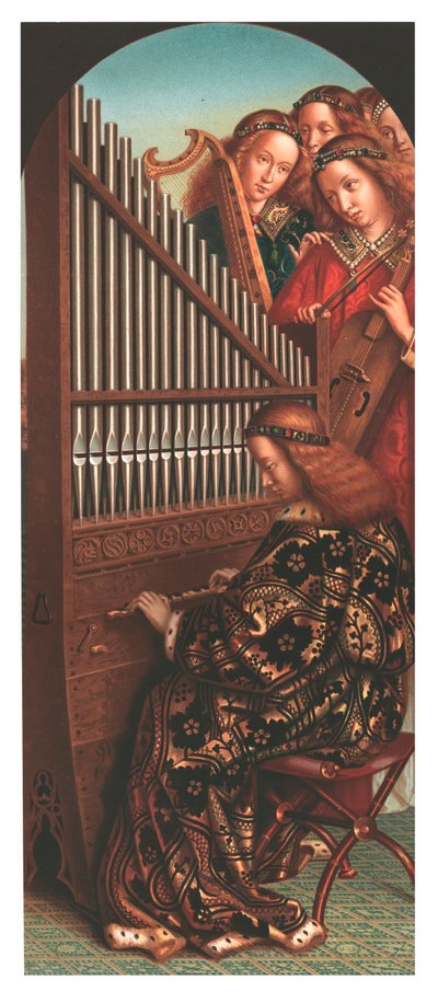 オルガンの聖セシリア、c1865。 作： Christian Schultz