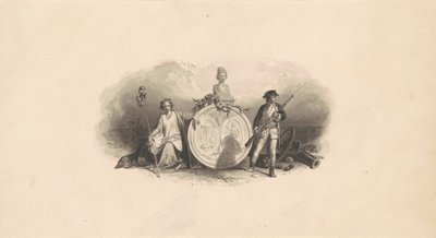 サウスカロライナ州の紋章のデザイン 作： Christian Schussele