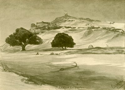 アスワン、エジプト、1898年。 作： Christian Wilhelm Allers