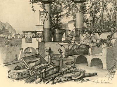 「ホームアゲイン」、1898年。 作： Christian Wilhelm Allers