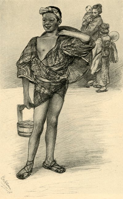 日本人少年、1898年。 作： Christian Wilhelm Allers