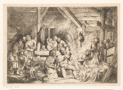 羊飼いの礼拝 作： Christian Wilhelm Ernst Dietrich
