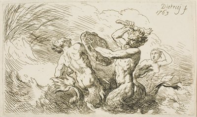 トリトンの戦い 作： Christian Wilhelm Ernst Dietrich