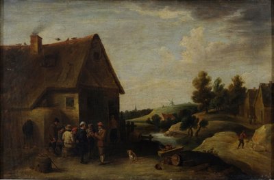 田舎暮らしの風景 作： Christian Wilhelm Ernst Dietrich