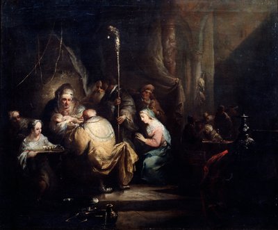割礼、1763。 作： Christian Wilhelm Ernst Dietrich