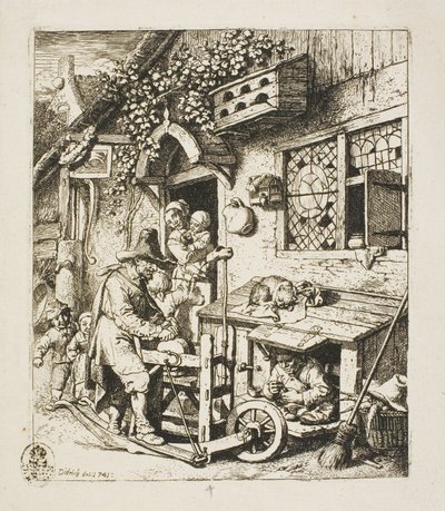はさみグラインダー 作： Christian Wilhelm Ernst Dietrich