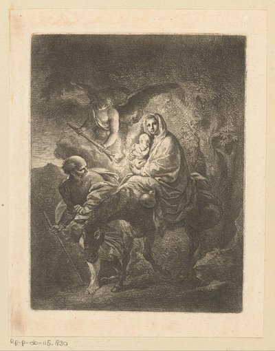 エジプトへのフライト 作： Christian Wilhelm Ernst Dietrich