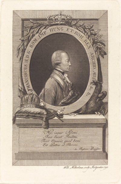 神聖ローマ皇帝フランツ2世 作： Christian Wilhelm Ketterlinus
