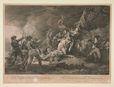 ケベックのモンゴメリー将軍の死 作： Christian Wilhelm Ketterlinus