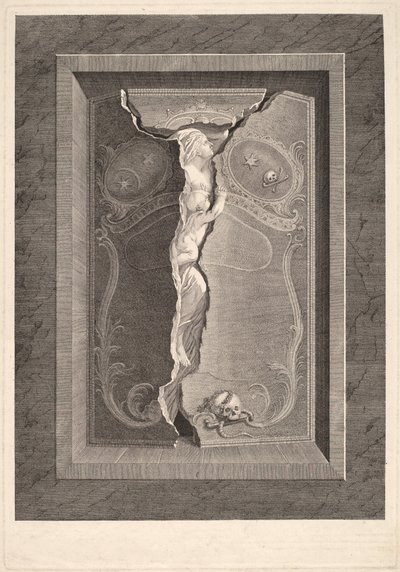 ランガン夫人の墓 作： Christian von Mechel and Bartholomäus Hübner, after Johannes August Nahl, the Younger