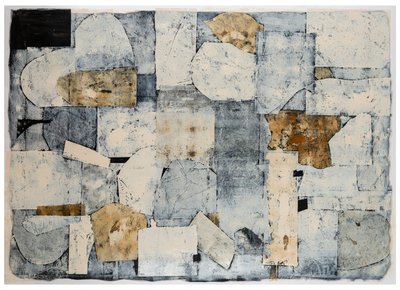 Raising Gold, 2017（紙にモノタイプ） 作： Christina Fedyk
