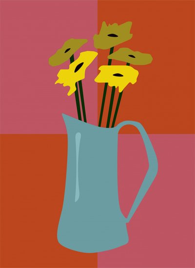 花瓶の花 作： Christina Misuro