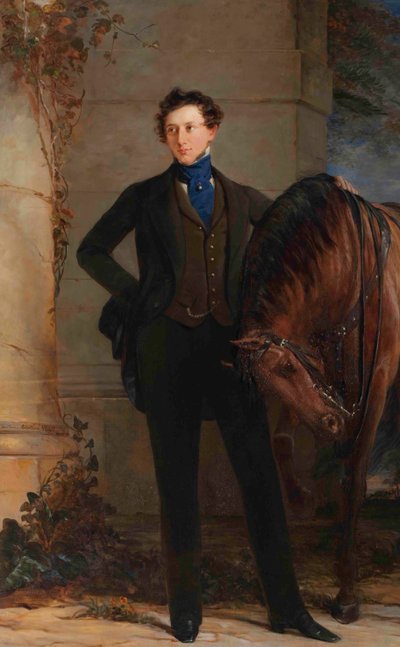 カウントウラジミールペトロヴィッチオルロフダビドフ1809-1882、1840年の肖像。 作： Christina Robertson