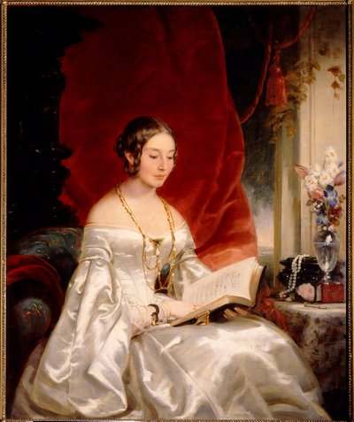 マリアイワノフナコッチュベイの肖像画、旧バリャチンスカヤ、1842年 作： Christina Robertson