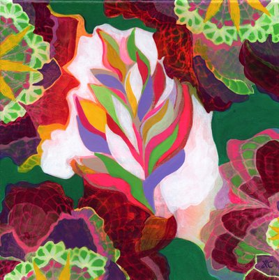 Meditation 37, c 2017 (キャンバスにアクリル) 作： Christina Saj
