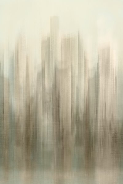 抽象的な都市のスカイライン 作： 