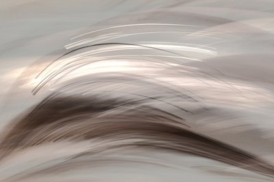 流れるような抽象的な光 作： Christina Sillen