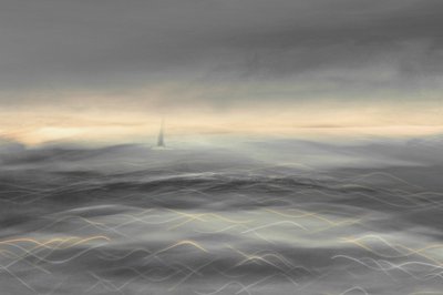 霧の海を航ぐ帆船 作： Christina Sillen