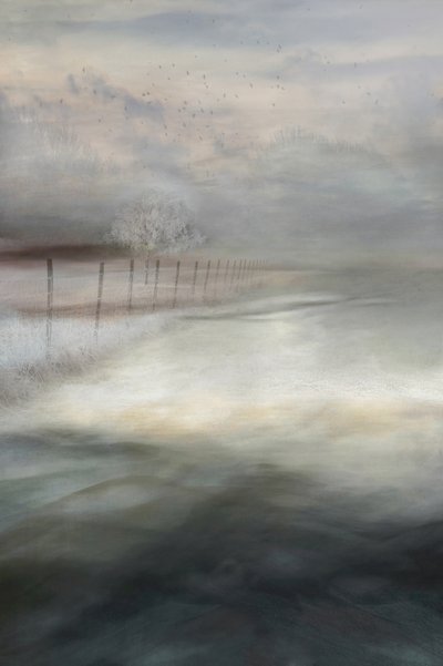 霧の立ち込める冬の風景 作： Christina Sillen