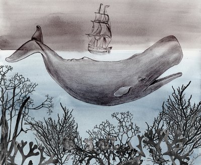 深海クジラ船 作： Christine Lindstrom