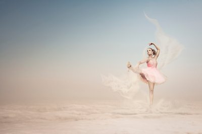 空を舞うバレリーナの夢 作： Christine von Diepenbroek
