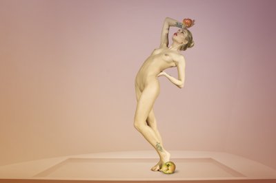 優雅なヌードのバランス 作： Christine von Diepenbroek