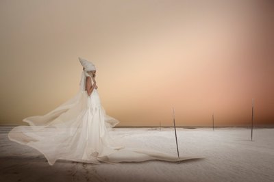 砂漠の妊婦 作： Christine von Diepenbroek