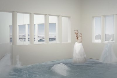 北極の部屋にいる女性 作： Christine von Diepenbroek