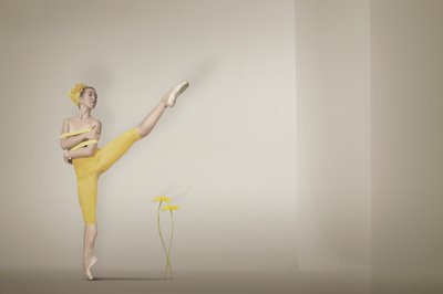 黄色いバレリーナ、グレース 作： Christine von Diepenbroek