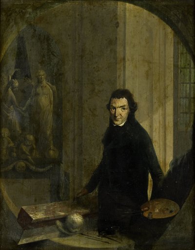 自画像 作： Christoffel Frederik Franck