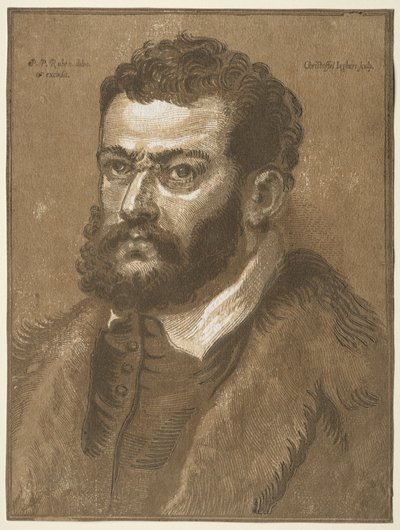 髭のある男性の胸像 ドージェ・ジョヴァンニ・コルナーロ 1632年～1636年 作： Christoffel Jegher