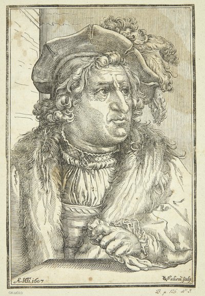 ファンタジー, 肖像画, の, 老人, ∥で∥, 帽子 作： Christoffel van