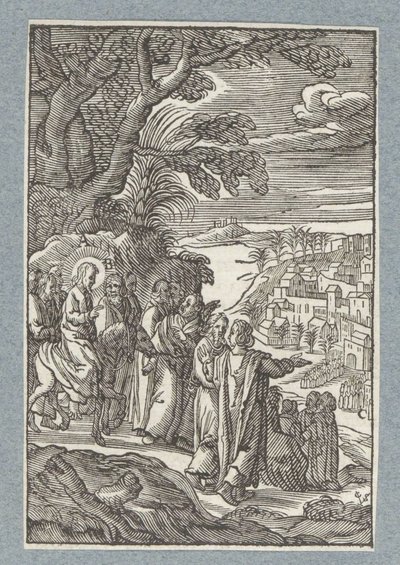 エルサレムへの入国 作： Christoffel van Sichem (II)