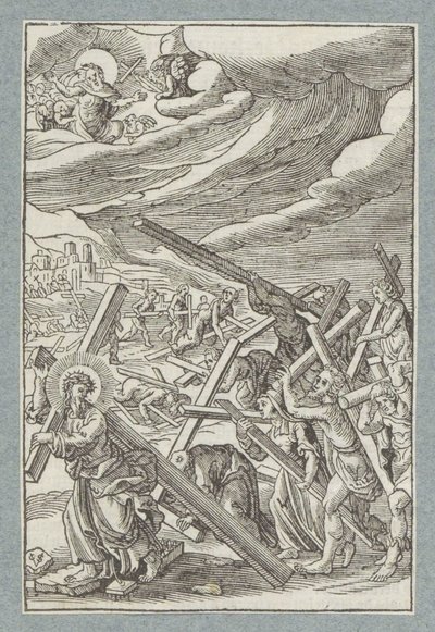 天にあるように、あなたの意志が地上でも行われますように 作： Christoffel van Sichem (II)