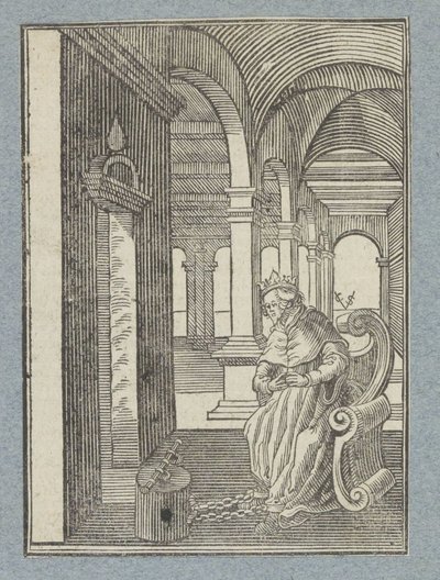 獄中のマナセ 作： Christoffel van Sichem (II)