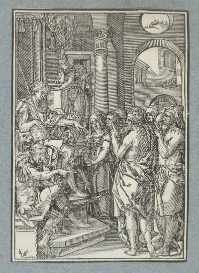法廷の長老たち 作： Christoffel van Sichem (II)
