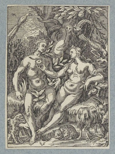 メスのヘビとの恵みから落ちる 作： Christoffel van Sichem (II)