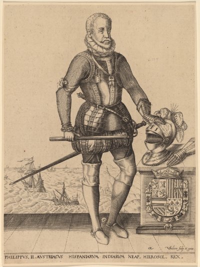 スペイン王フェリペ2世 作： Christoffel van Sichem I
