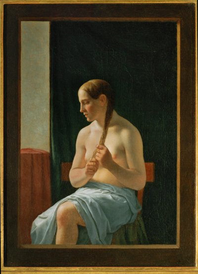 ヌード（キャンバスに描かれた絵） 作： Christoffer-Wilhelm Eckersberg